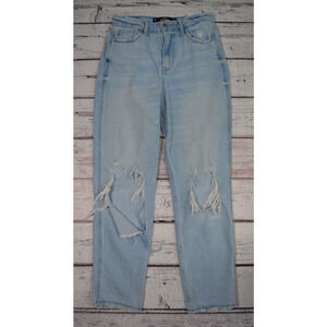 Hollister Ultra High-Rise‎ Mom Jeans Size 1 Regular Vintage Stretch Pre-Owned